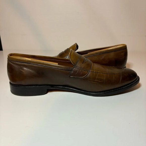 Allen Edmonds "Lake Forest" Penny Loafers 11.5 D Cordovan DISCONTINUED STYLE - Picture 4 of 9